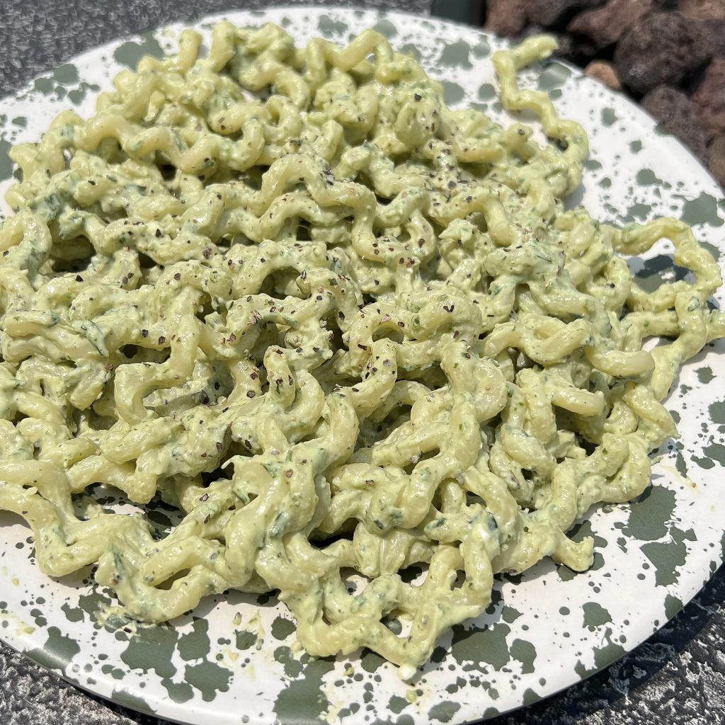 Creamy Herb Cottage Cheese Pasta