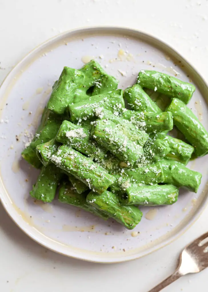 High-Protein Spinach Pasta