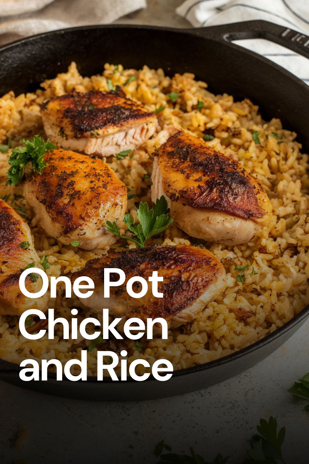 One Pot Chicken and Rice Your Weeknight Dinner Savior