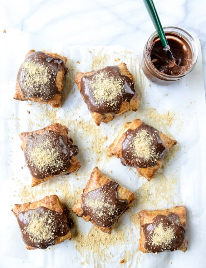 Nutella S’mores Puff Pastry Pop Tarts