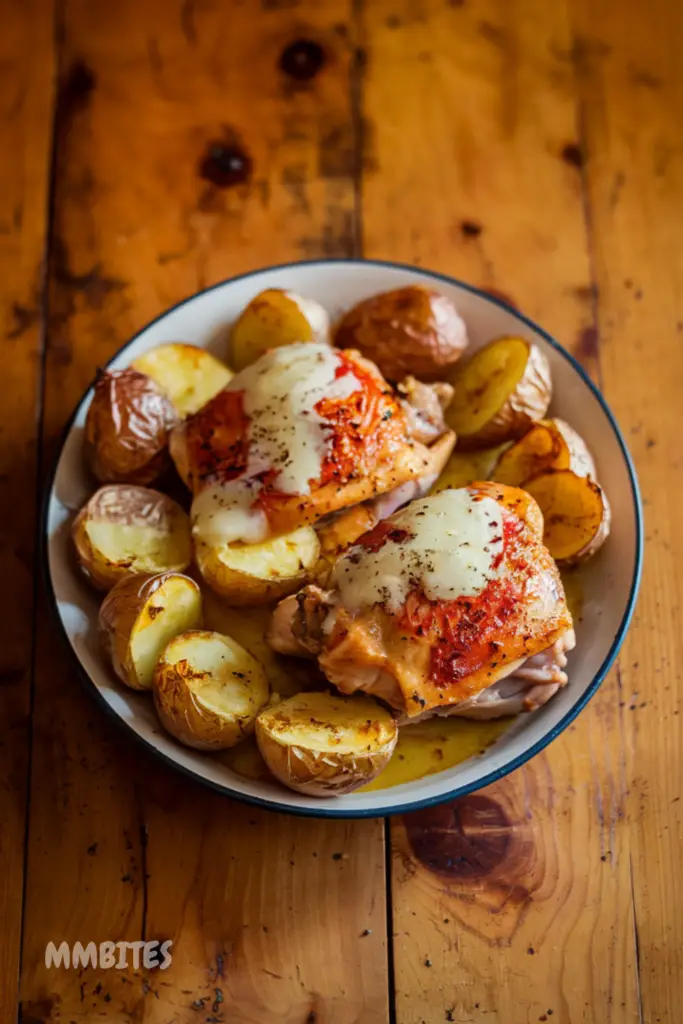 Garlic Parmesan Chicken and Potatoes