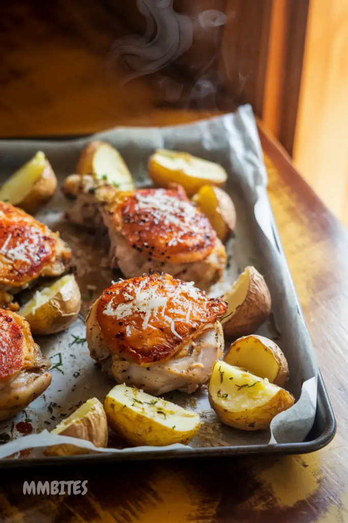 Garlic Parmesan Chicken and Potatoes