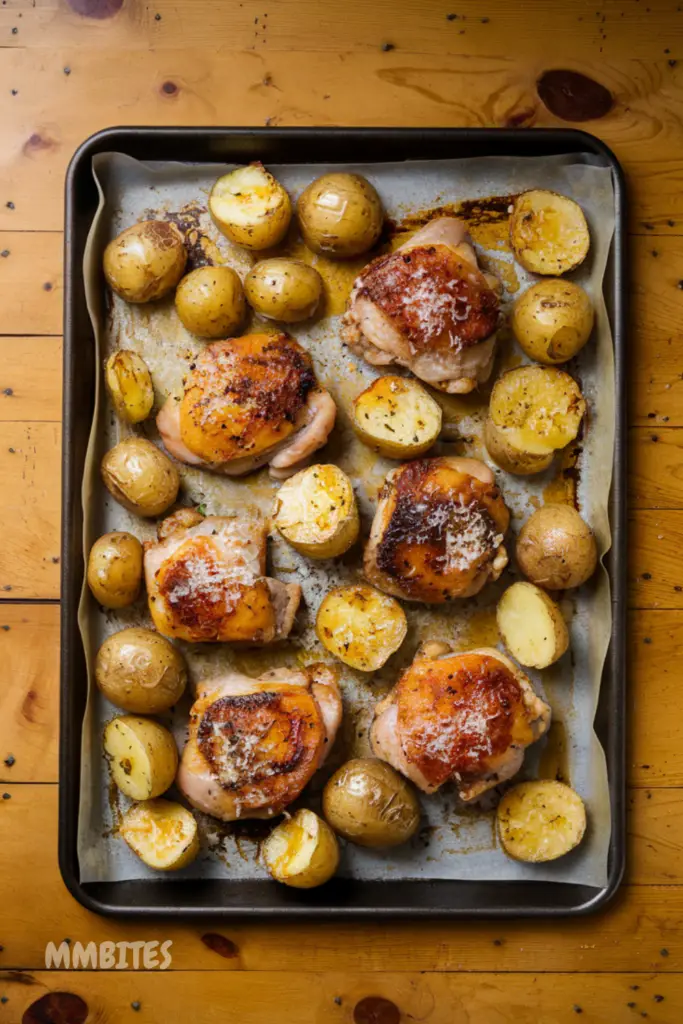 Garlic Parmesan Chicken and Potatoes