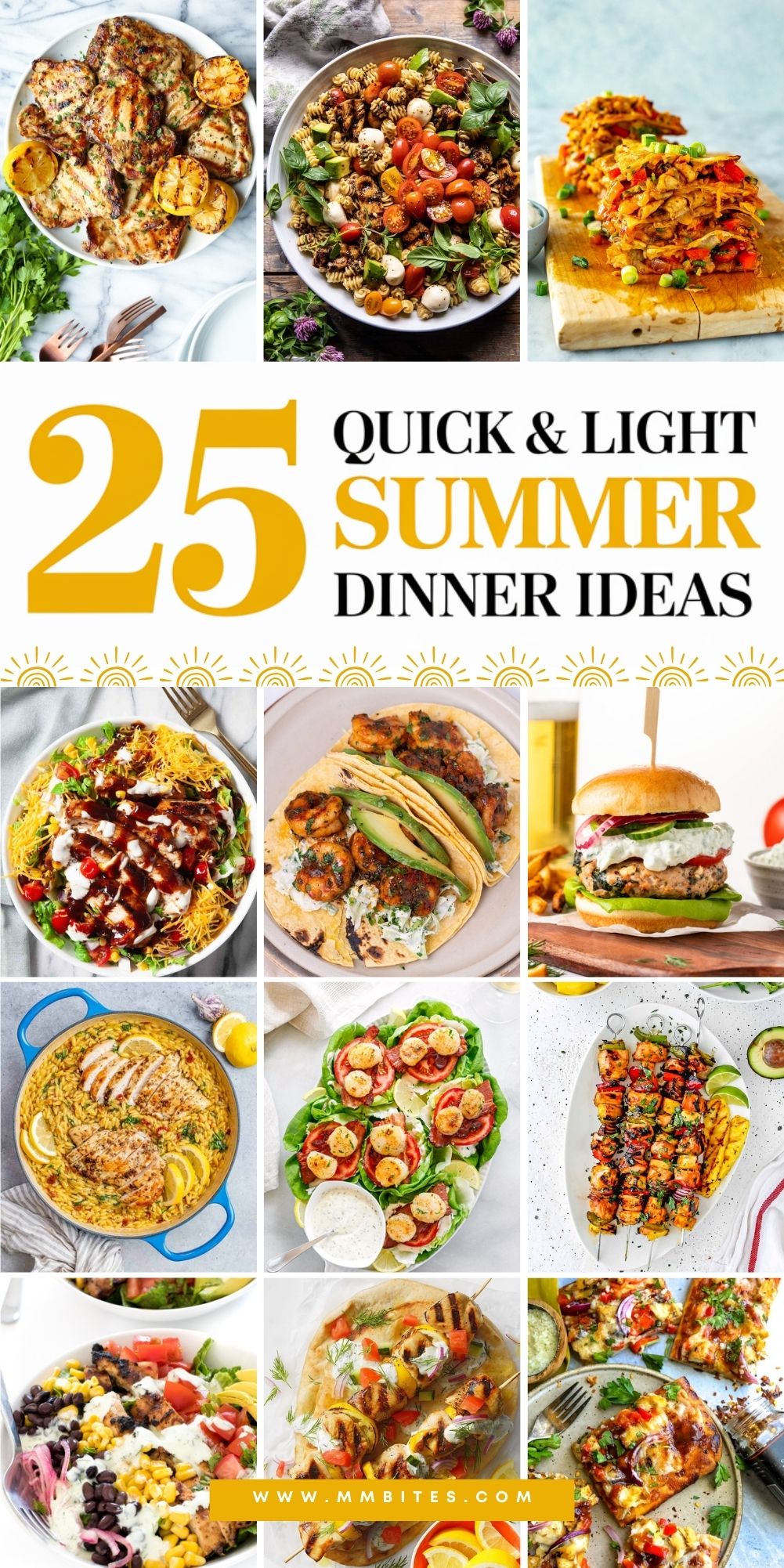 summer recipes for dinner