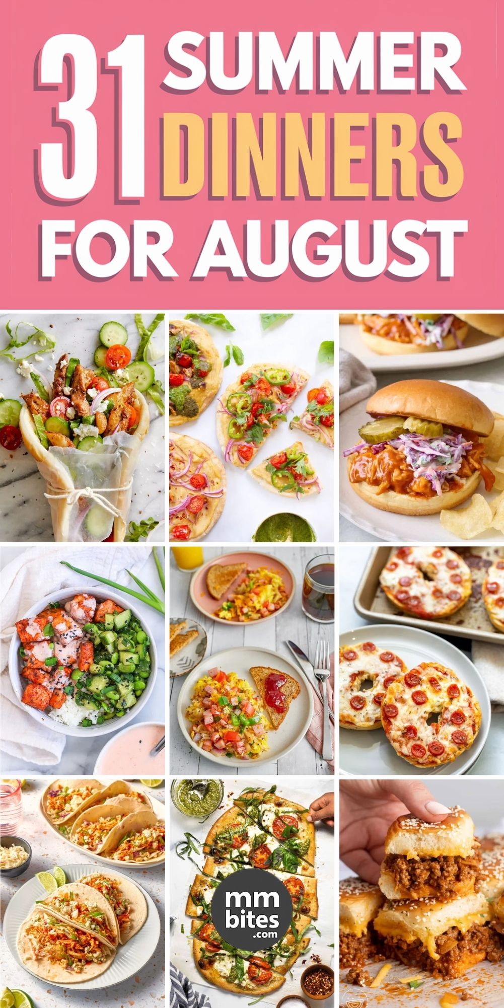 Dinner Recipes for August